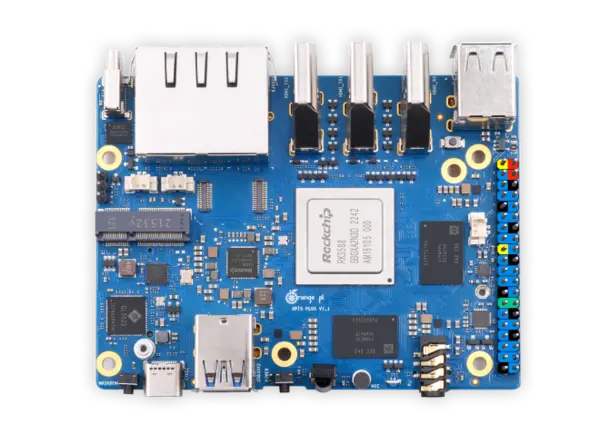 The Orange Pi 5 Plus is a high end SBC with unique features